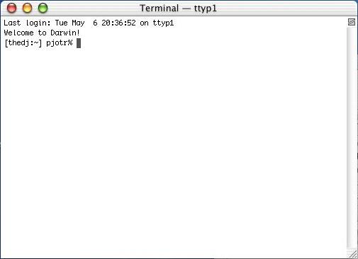 terminal macosx